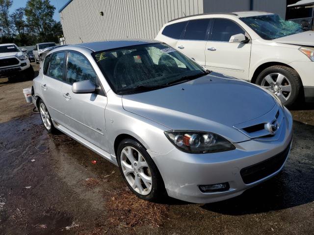 JM1BK343481825750 - 2008 MAZDA 3 HATCHBAC GRAY photo 1