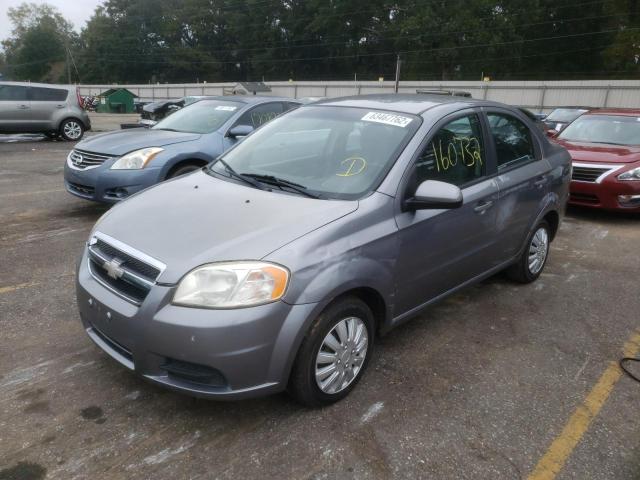 KL1TD5DE3BB221501 - 2011 CHEVROLET AVEO LS GRAY photo 2