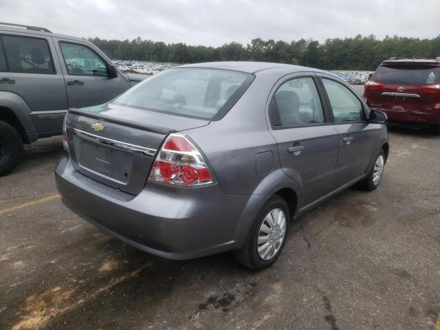 KL1TD5DE3BB221501 - 2011 CHEVROLET AVEO LS 灰色 照片 4