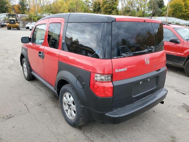 5J6YH28685L002806 - 2005 HONDA ELEMENT RED photo 3