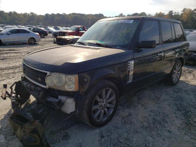 SALMF13457A246401 - 2007 LAND ROVER RANGE ROVE BLACK photo 2