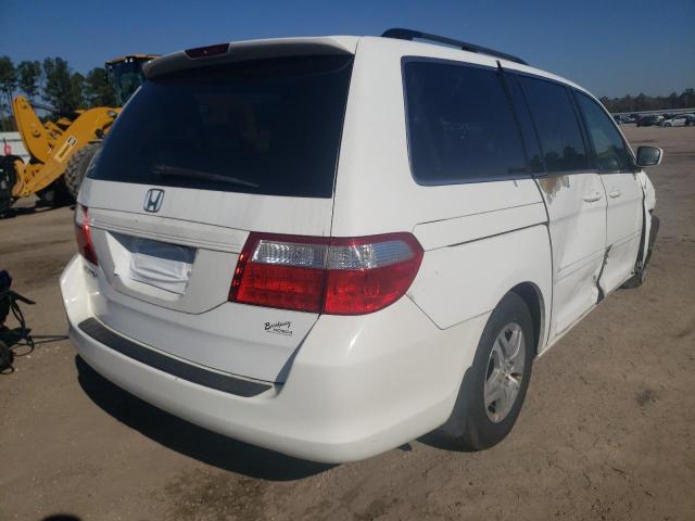 5FNRL38697B403513 - 2007 HONDA ODYSSEY VA WHITE photo 4