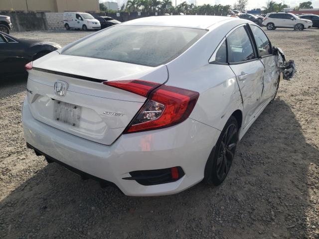 2HGFC2F86MH523410 - 2021 HONDA CIVIC SPOR WHITE photo 4