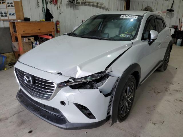 JM1DKFD79H0175462 - 2017 MAZDA CX-3 GRAND SILVER photo 2