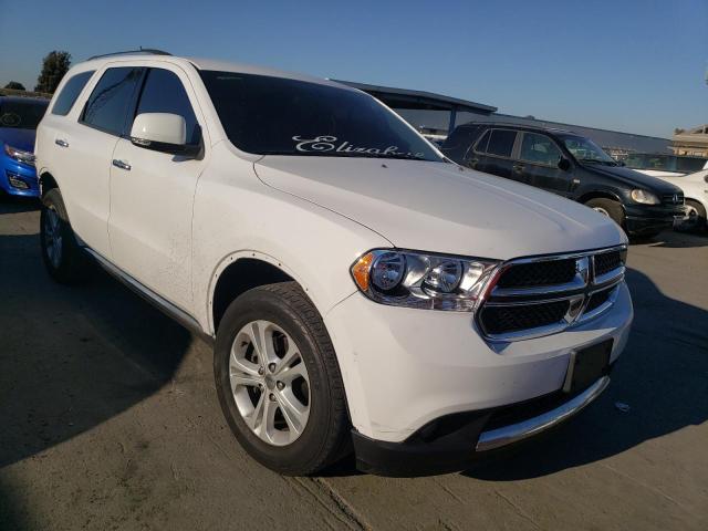 1C4RDHDG1DC700129 - 2013 DODGE DURANGO CR WHITE photo 1