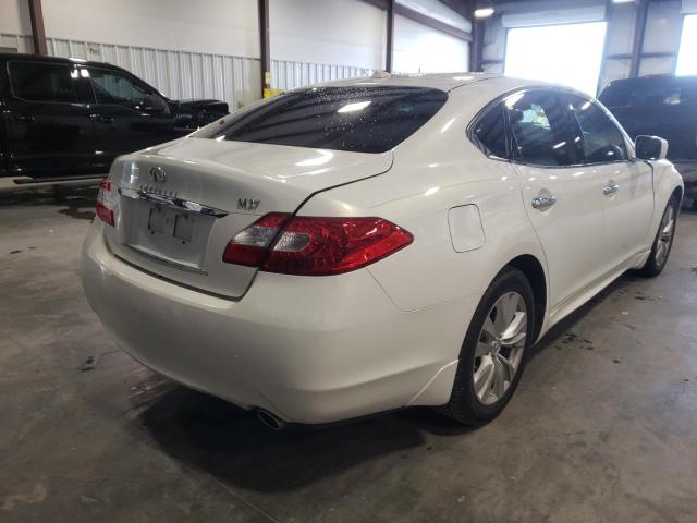 JN1BY1AP3BM325274 - 2011 INFINITI M37 WHITE photo 4