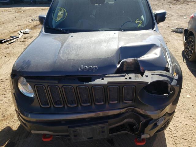 ZACCJBCBXJPH55669 - 2018 JEEP RENEGADE T GRAY photo 7