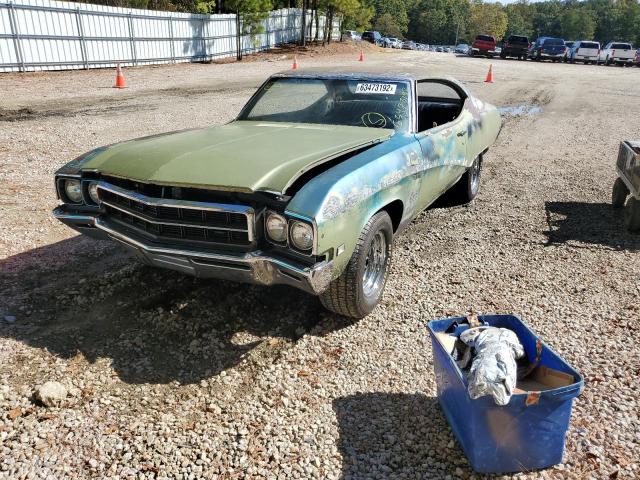 444379H290769 - 1969 BUICK SKYLARK GREEN photo 2