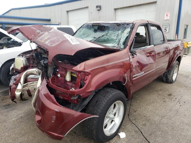 5TBET34146S536384 - 2006 TOYOTA TUNDRA DOU BURGUNDY photo 2