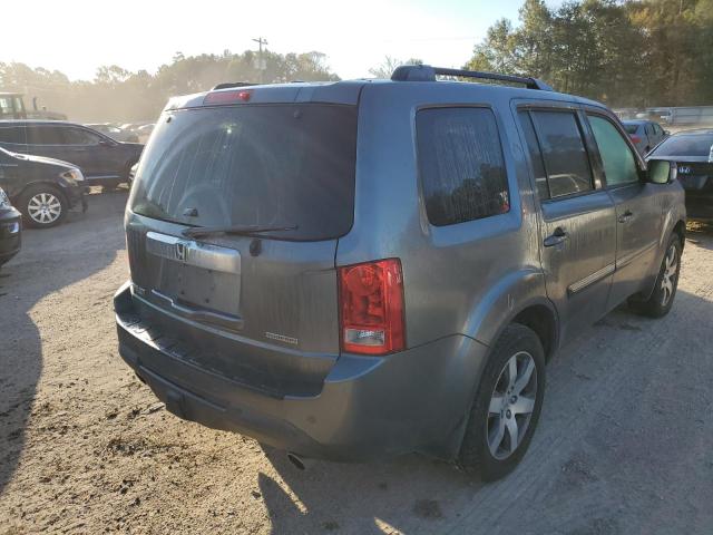 5FNYF3H9XDB015814 - 2013 HONDA PILOT TOUR GRAY photo 4