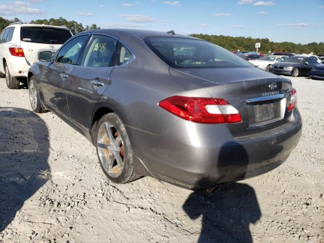 JN1BY1ARXBM376109 - 2011 INFINITI M37 X GRAY photo 3