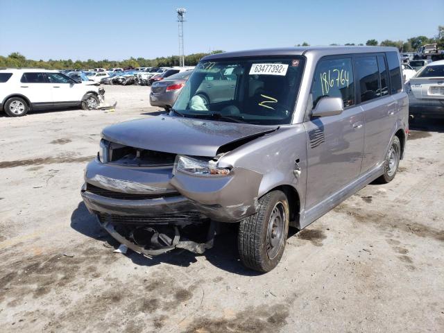 JTLKT324554003577 - 2005 TOYOTA SCION XB ნაცრისფერი ფოტო 2