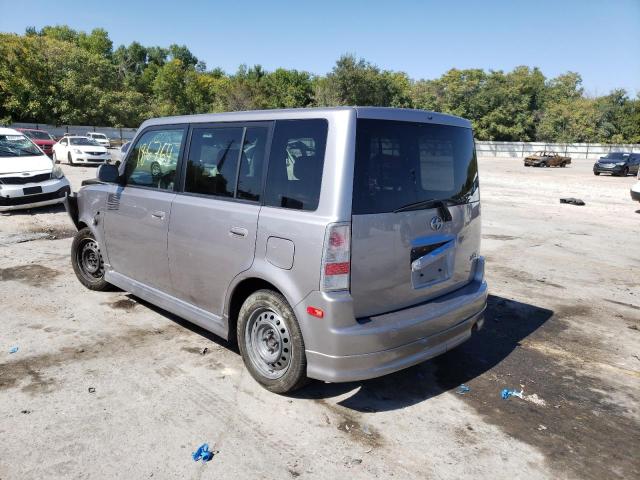 JTLKT324554003577 - 2005 TOYOTA SCION XB ნაცრისფერი ფოტო 3