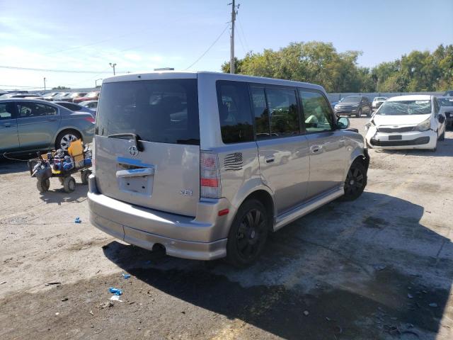 JTLKT324554003577 - 2005 TOYOTA SCION XB ნაცრისფერი ფოტო 4