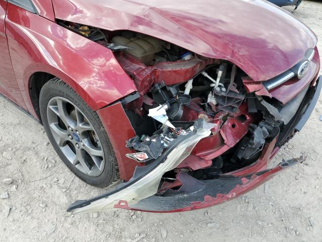 1FADP3F22EL136715 - 2014 FORD FOCUS SE MAROON photo 9