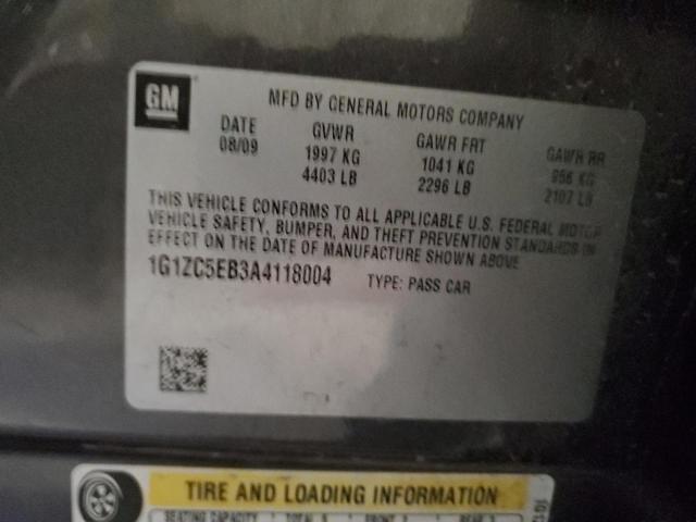 1G1ZC5EB3A4118004 - 2010 CHEVROLET MALIBU 1LT 灰色 照片 10