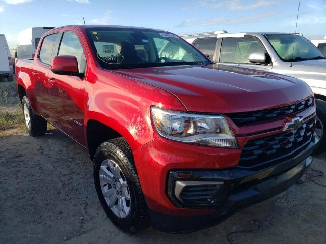 1GCGSCEN0M1227655 - 2021 CHEVROLET COLORADO L RED photo 1