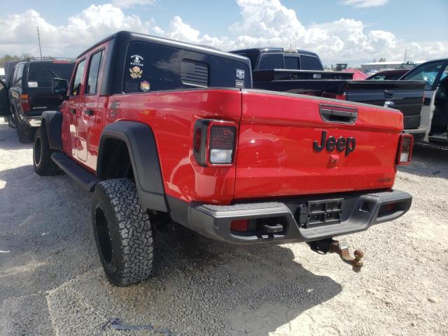 1C6HJTAG5LL128502 - 2020 JEEP GLADIATOR RED photo 3