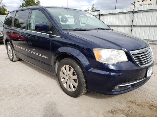 2C4RC1BG1ER444161 - 2014 CHRYSLER TOWN & COU BLUE photo 1