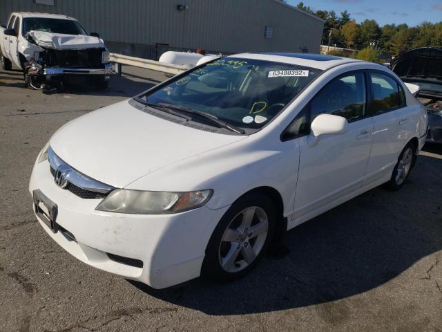 2HGFA16659H107497 - 2009 HONDA CIVIC LX-S أبيض صورة 2