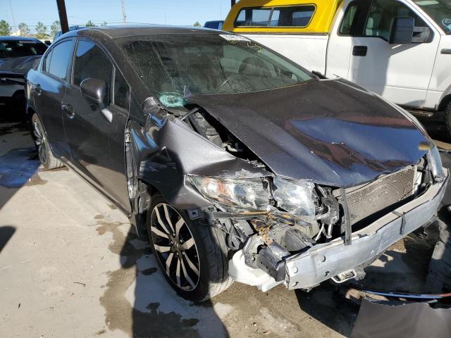 19XFB2F90EE061241 - 2014 HONDA CIVIC EXL 灰色 照片 1