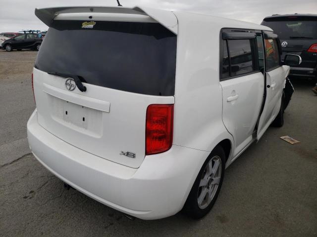 JTLKE50E981051185 - 2008 TOYOTA SCION XB Beyaz fotoğraf 4