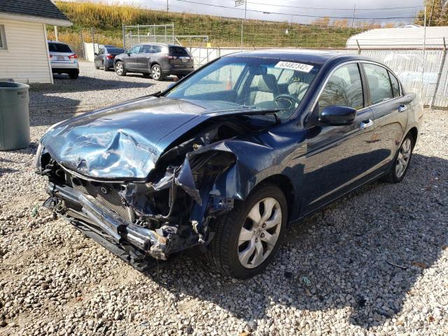 5KBCP3F87AB012609 - 2010 HONDA ACCORD EXL BLUE photo 2