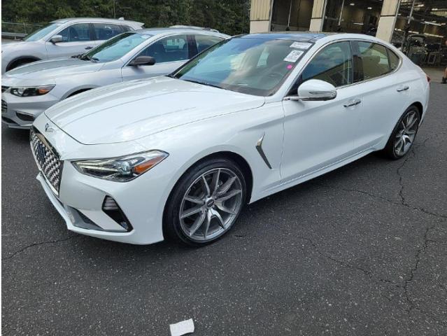 KMTG44LA9MU071003 - 2021 GENESIS G70 PRESTI WHITE photo 1