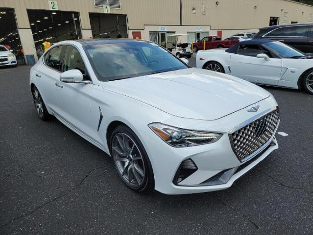 KMTG44LA9MU071003 - 2021 GENESIS G70 PRESTI WHITE photo 2