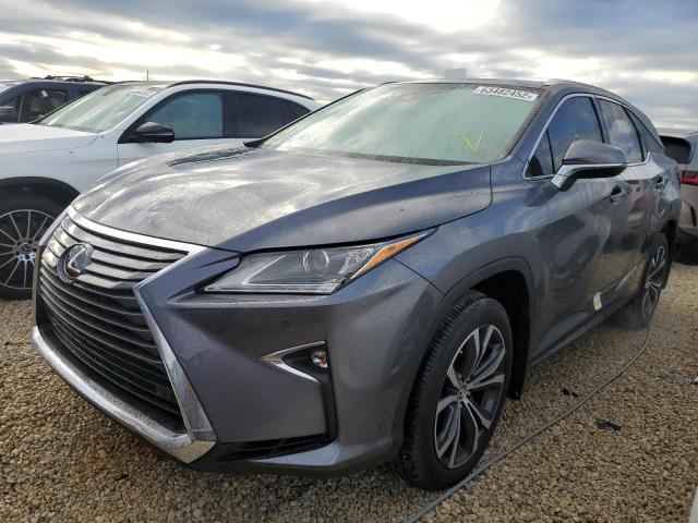 JTJGZKCA0J2006503 - 2018 LEXUS RX 350 L GRAY photo 2