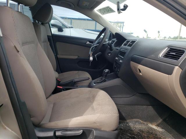 3VW2K7AJ0DM299072 - 2013 VOLKSWAGEN JETTA BASE BEIGE photo 5