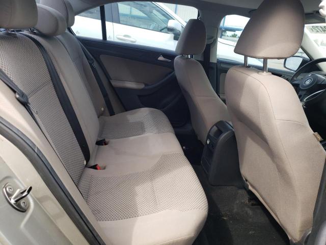 3VW2K7AJ0DM299072 - 2013 VOLKSWAGEN JETTA BASE BEIGE photo 6