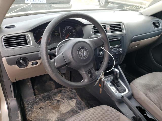 3VW2K7AJ0DM299072 - 2013 VOLKSWAGEN JETTA BASE BEIGE photo 9