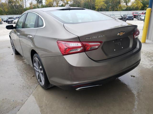 1G1ZE5SX4LF068263 - 2020 CHEVROLET MALIBU PRE 灰色 照片 3