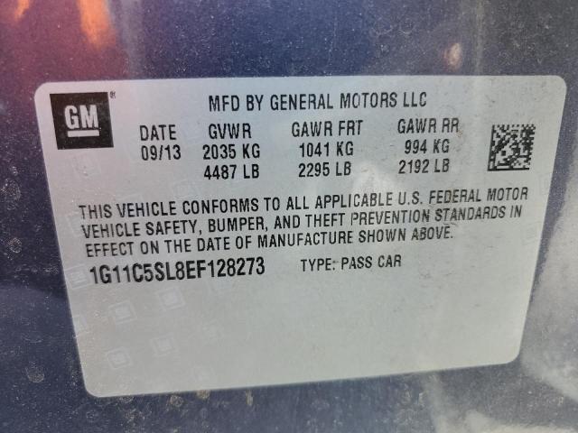 1G11C5SL8EF128273 - 2014 CHEVROLET MALIBU 1LT 蓝色 照片 10