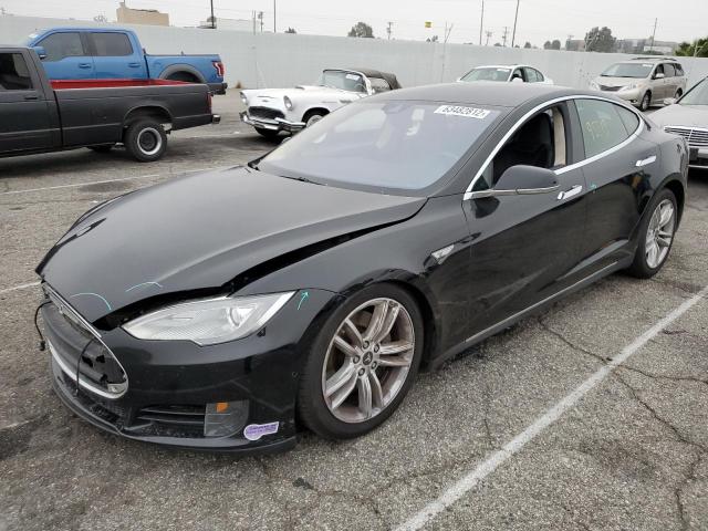 5YJSA1E23GF124328 - 2016 TESLA MODEL S Սև լուսանկար 2