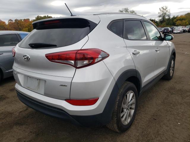 KM8J3CA43GU076793 - 2016 HYUNDAI TUCSON LIM SILVER photo 4