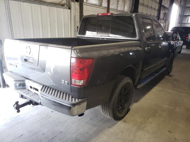 1N6AA07B04N593289 - 2004 NISSAN TITAN GRAY photo 4