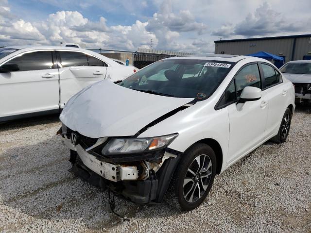 19XFB2F91DE205149 - 2013 HONDA CIVIC EXL Ağ foto 2