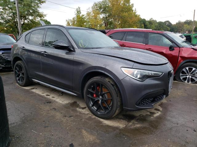 ZASPAKAN2L7C85255 - 2020 ALFA ROMEO STELVIO GRAY photo 1