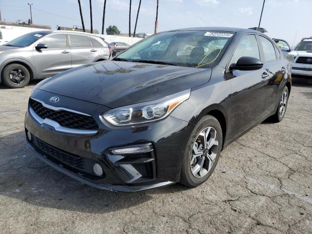 3KPF24AD2ME308068 - 2021 KIA FORTE FE BLACK photo 1