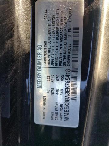 WMEEK3BA3EK769418 - 2014 SMART FORTWO PAS 银色 照片 10