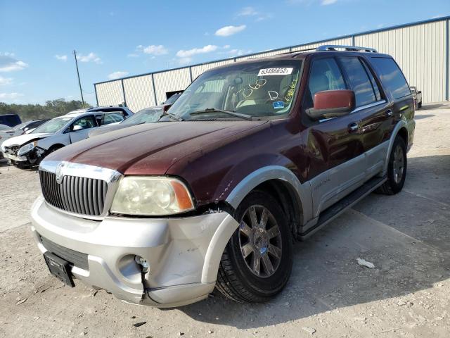 5LMFU28R53LJ19798 - 2003 LINCOLN NAVIGATOR 勃艮第红 照片 2
