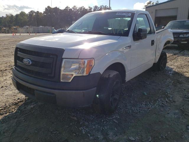 1FTMF1CM8EFB42248 - 2014 FORD F150 WHITE photo 2