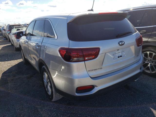 5XYPG4A36KG553680 - 2019 KIA SORENTO L SILVER photo 3