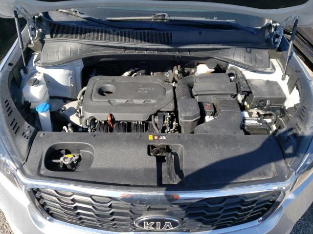 5XYPG4A36KG553680 - 2019 KIA SORENTO L SILVER photo 7