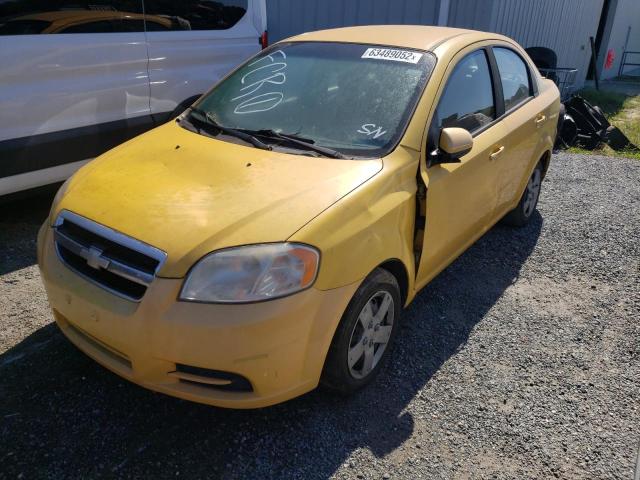 KL1TD5DE4AB108820 - 2010 CHEVROLET AVEO LS 黄色 照片 2