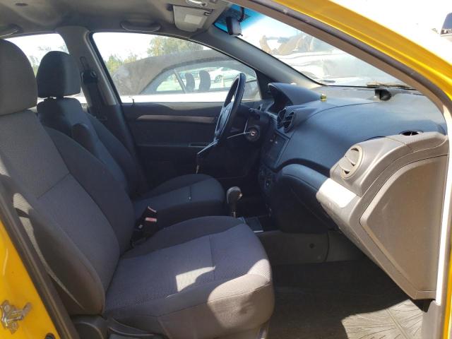 KL1TD5DE4AB108820 - 2010 CHEVROLET AVEO LS 黄色 照片 5