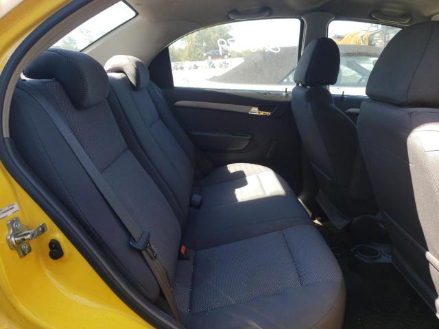 KL1TD5DE4AB108820 - 2010 CHEVROLET AVEO LS 黄色 照片 6