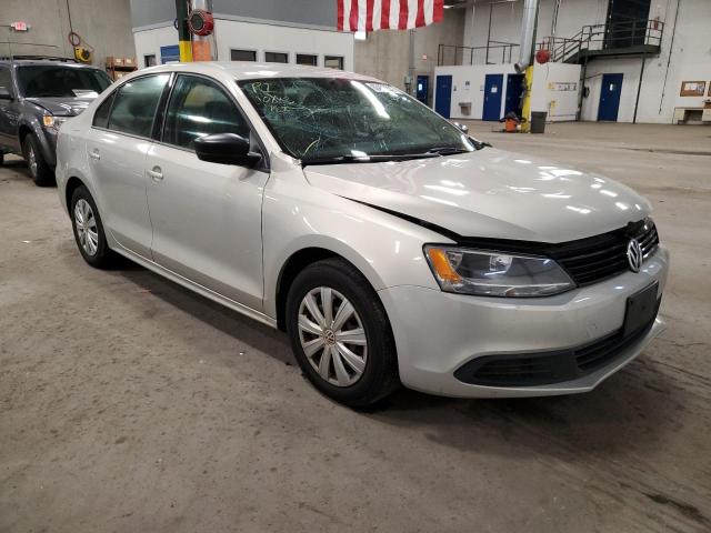 3VW2K7AJ8CM303402 - 2012 VOLKSWAGEN JETTA BASE 银色 照片 1